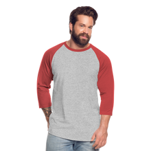 Load image into Gallery viewer, Baseball T-Shirt - heather gray/red
